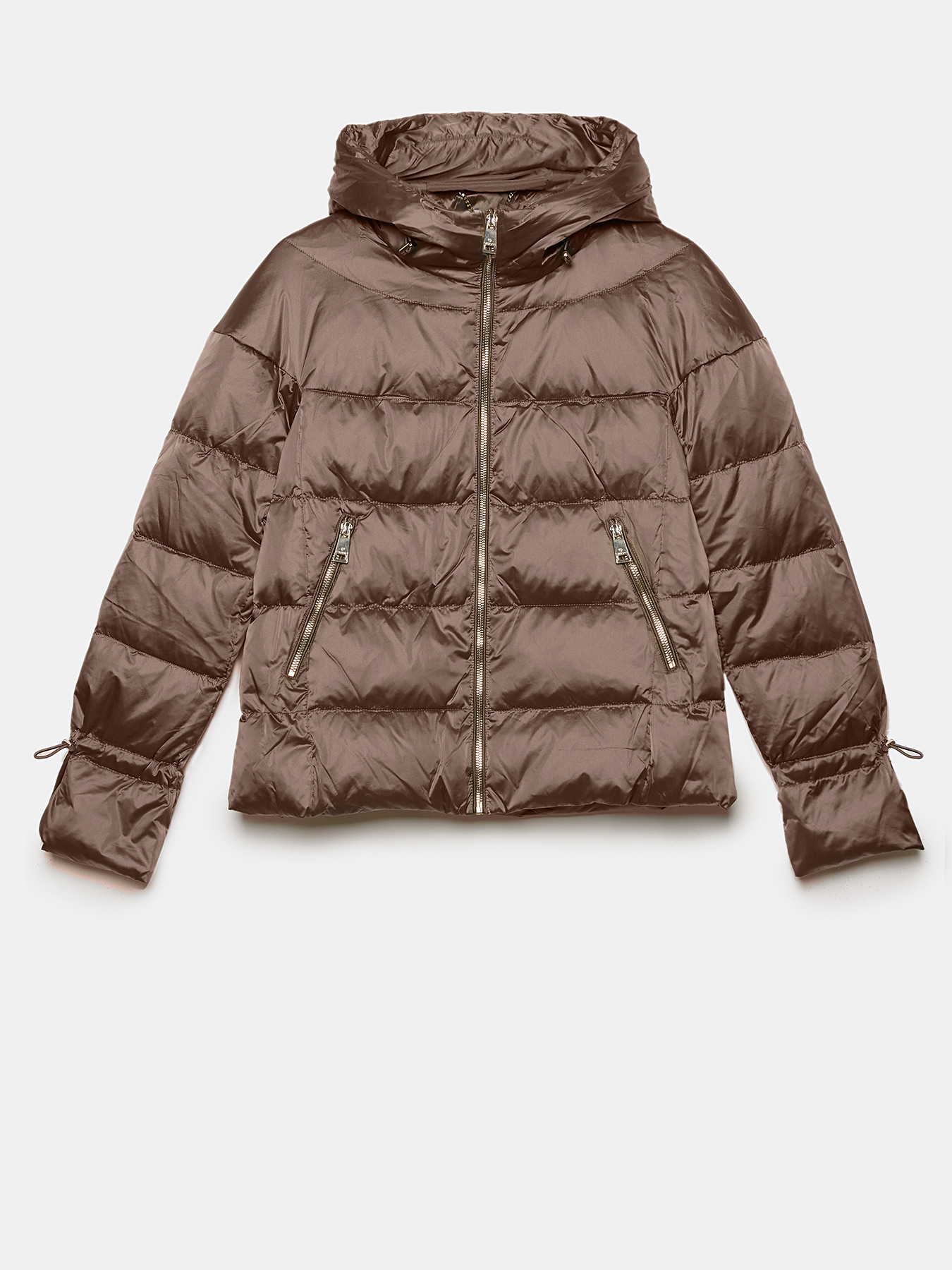 Piumino boxy vera piuma image number 3