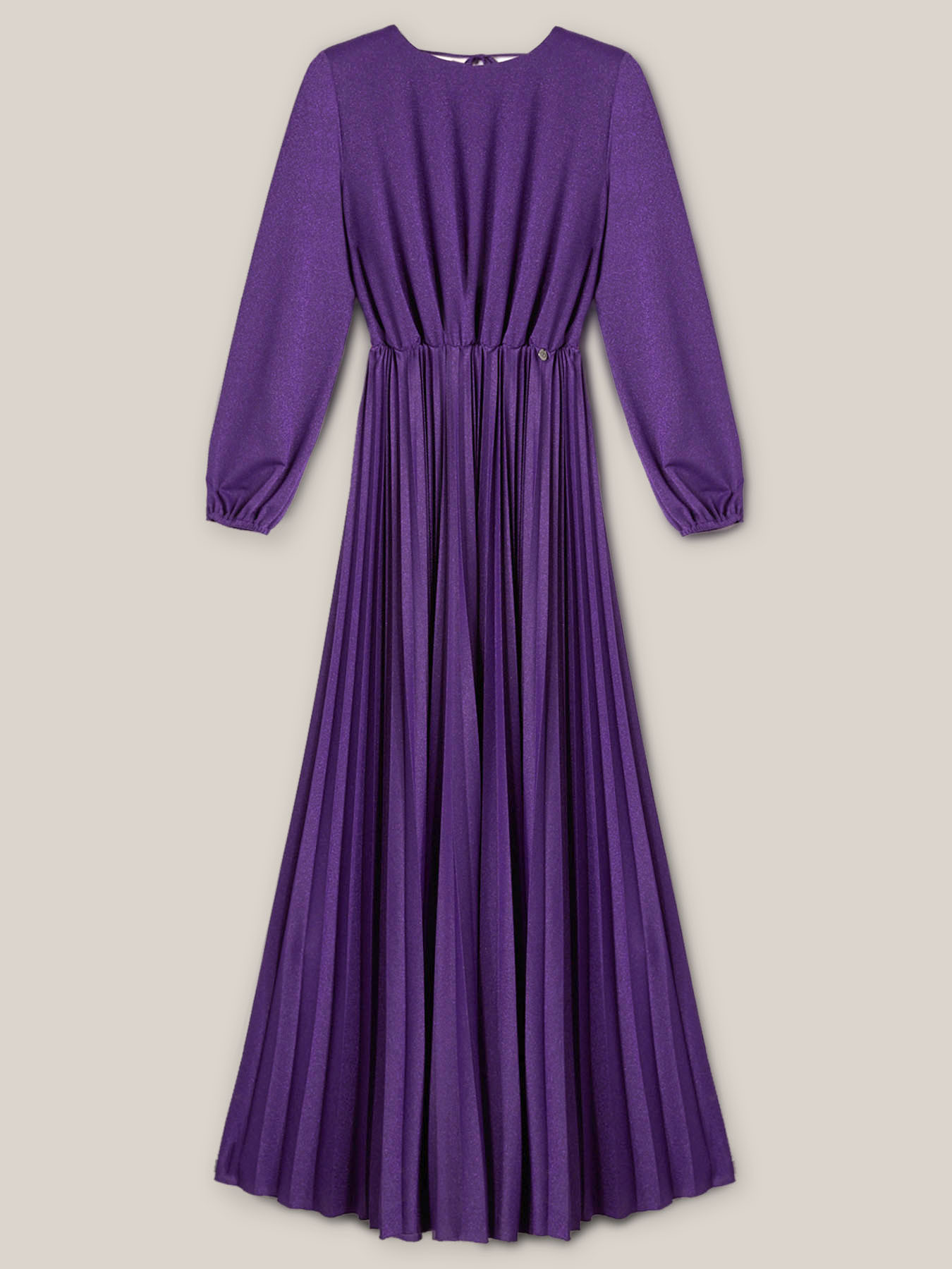 Vestito maniche lunghe in jersey lurex image number 3