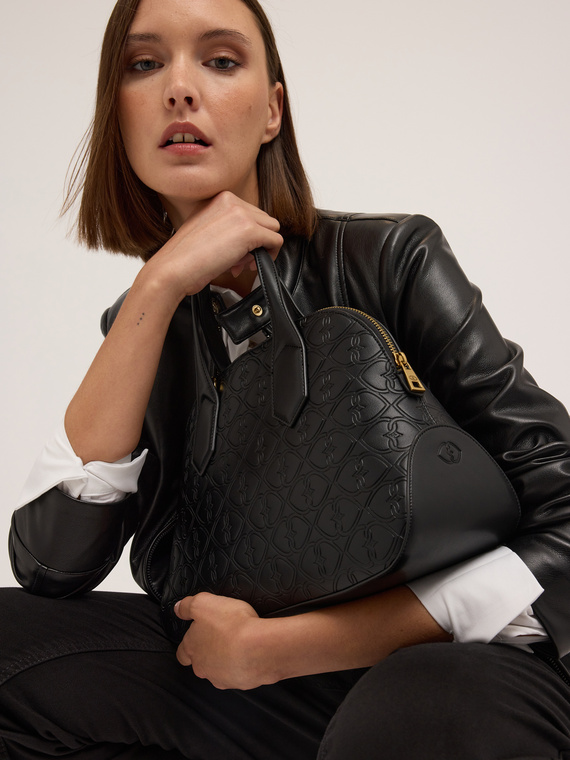 Borsa a mano fantasia double heart