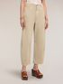 Balloon pants in cotton drill image number 0