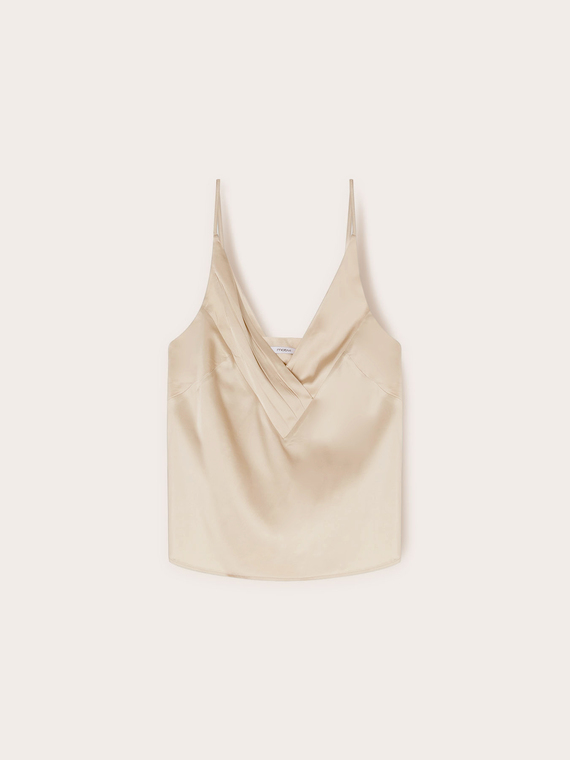 Top with draped edge