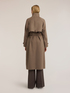 Manteau long avec col montant image number 1
