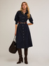 Denim chemisier dress image number 0