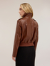 Short jacket with high collar and zip image number 1