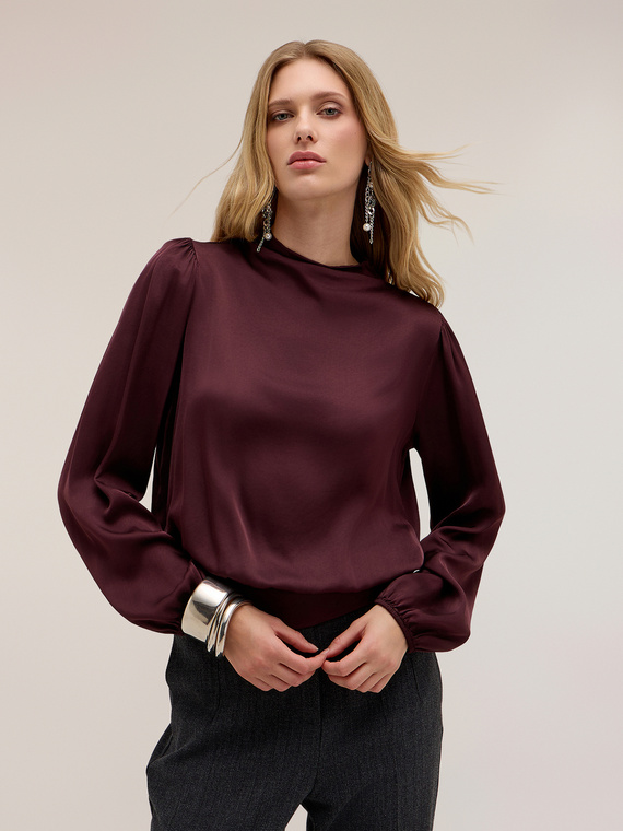 The Tailoring Lab Satin Blouse