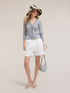 Rippstrick-Cardigan mit Lurex-Mix image number 2