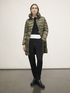 Padded high collar jacket image number 3