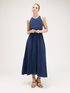 Vestito lungo scollo all'americana image number 3