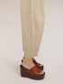 Balloon pants in cotton drill image number 3