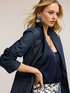 Einreihiger Blazer aus Chambray image number 2