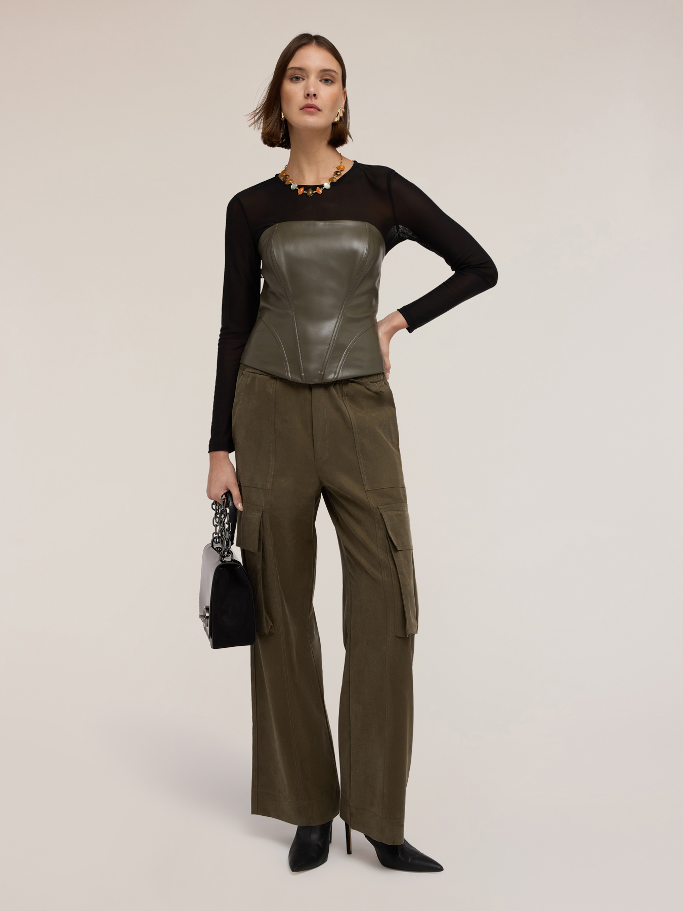 Structured bustier top image number 3