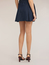 Pleated mini skirt with buttons image number 1