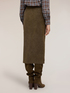 Midi skirt with front slit image number 1