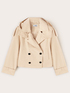 Kurzer Trenchcoat aus Baumwollmischgabardine image number 4