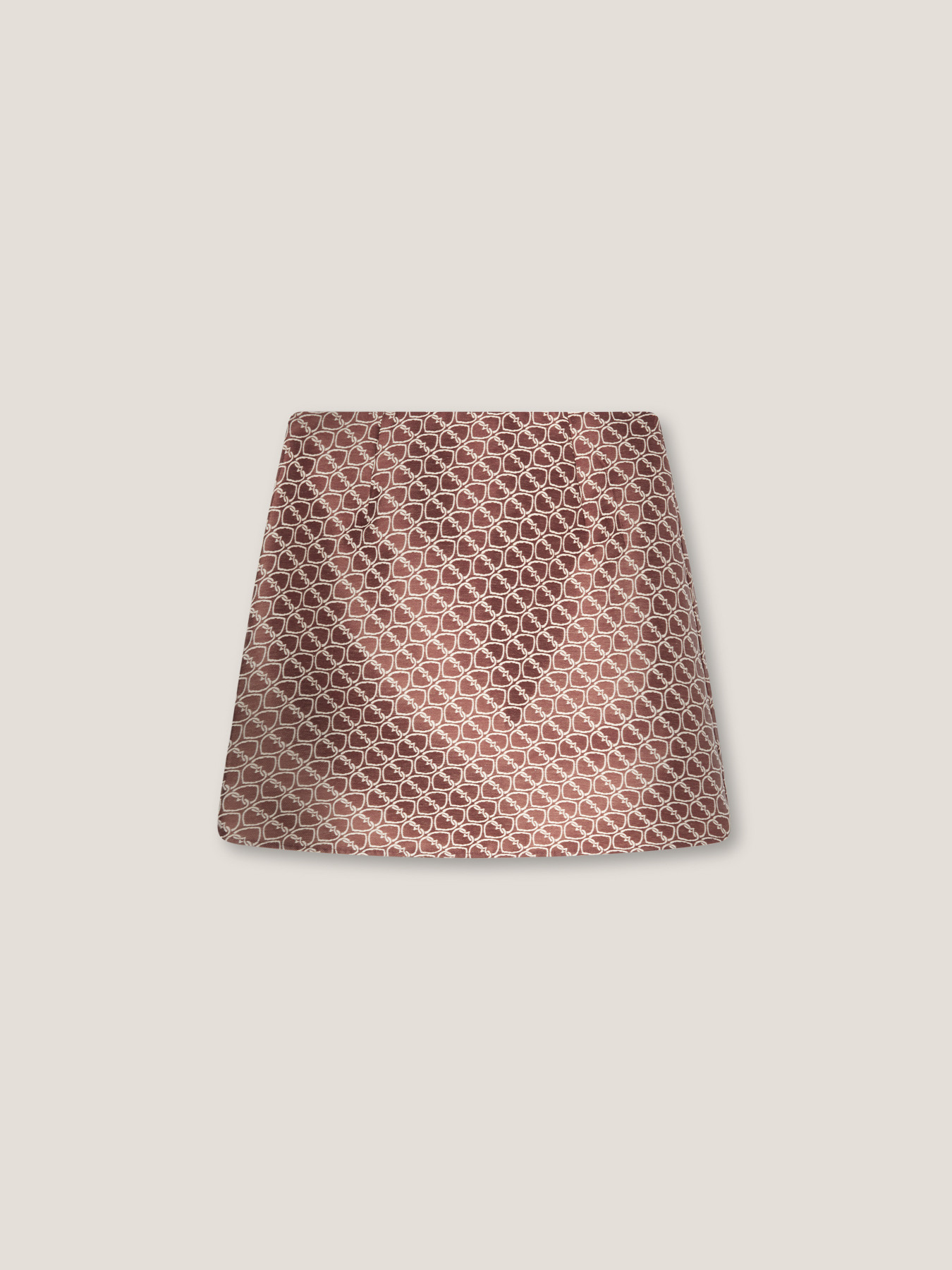 Kurzer Jacquard-Rock mit Double Love Muster image number 3