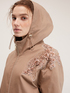 Technical fabric jacket with side embroidery image number 3