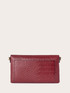 Weiche flache Clutch in Kroko-Optik image number 2