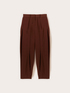 Pleated trousers in cr&ecirc;pe de chine image number 4