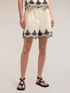 Pantaloni scurți din bumbac brodat image number 2