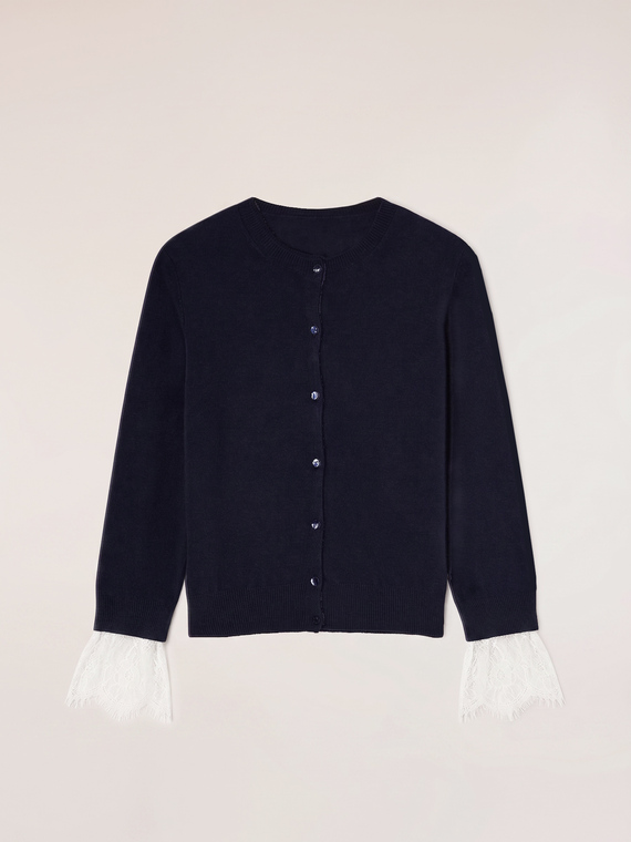 Chaqueta de punto mezcla de cashmere