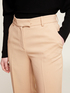Pantalones cropped con pierna amplia con dobladillo image number 2