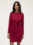 Jersey dress with draping image number 0