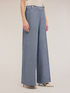 Pantalon jambe large effet denim image number 2