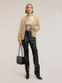 Perforated mixed wool cardigan image number 0