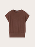 Fine viscose and lurex blend yarn sweater image number 4