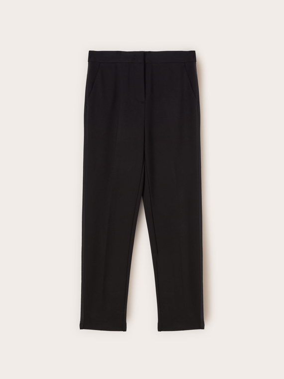 Zigarettenhose mit Seitenstreifen