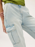Jean cargo bleu clair image number 2