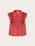 Camicia in mussola con volants image number 4
