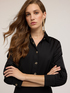 Vestito chemisier bimaterico image number 3