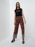 Wide-leg trousers with geometric pattern image number 0