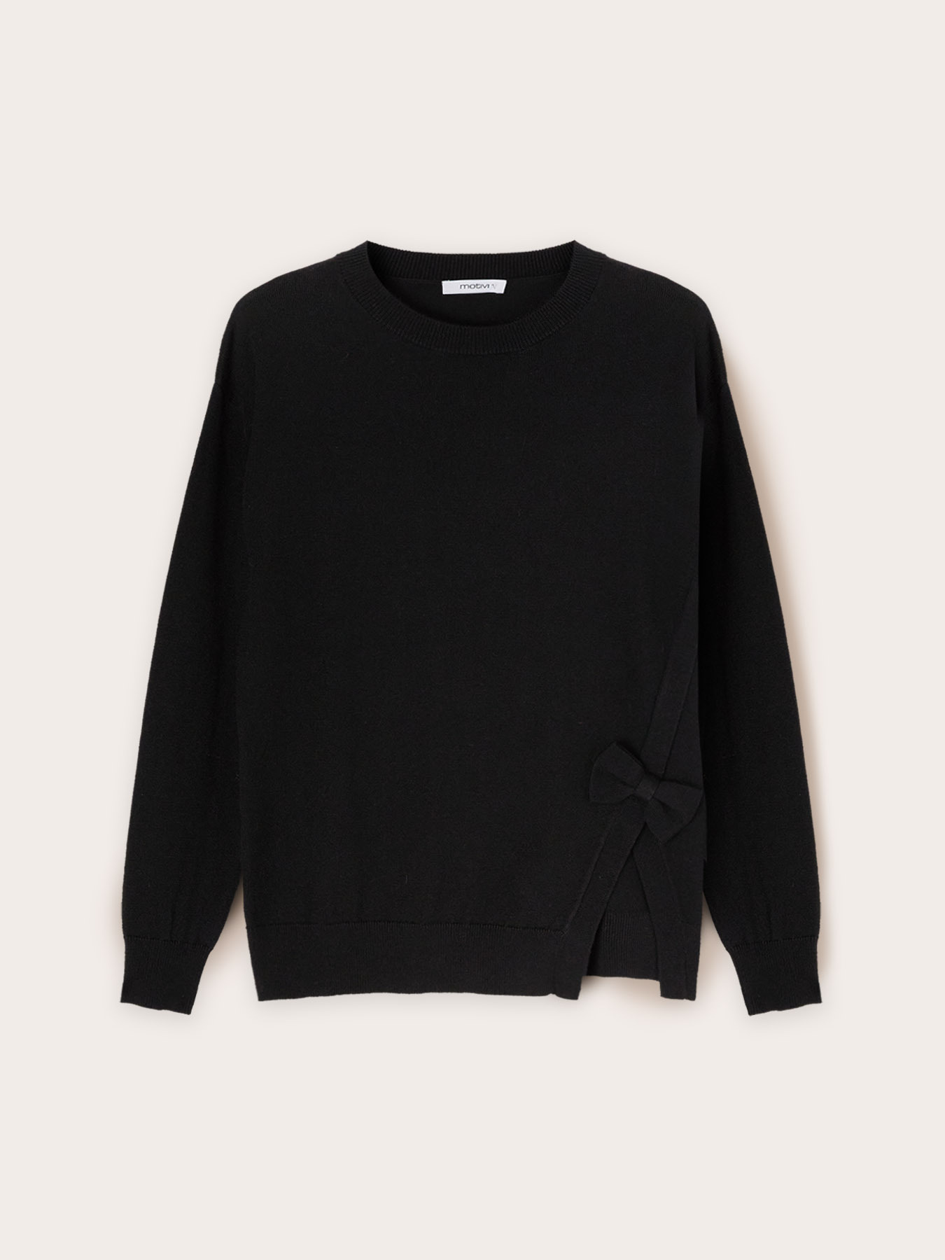 Pull oversize &agrave; motif n&oelig;ud image number 4