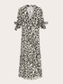 Flowing dress with animal print image number 4