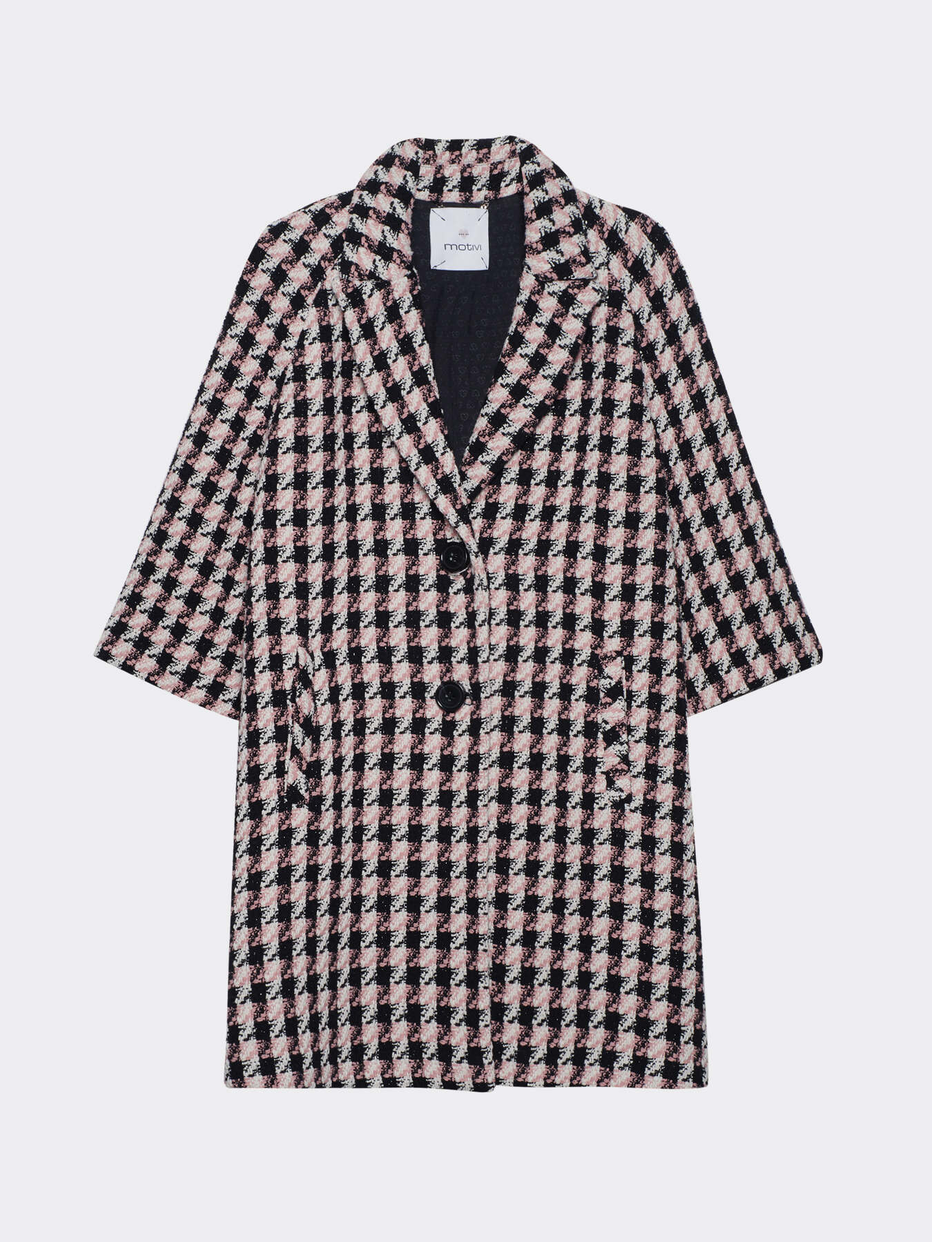 Giacca caban fantasia a quadri image number 3