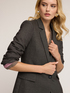 Strukturierter Blazer aus Köperbindungsgewebe mit Lurex-Mischung image number 3