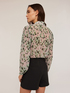 Floral patterned chiffon blouse image number 2