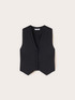 Gilet in maglia fine misto viscosa image number 4