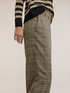 Palazzo pants in yarn-dyed check image number 3