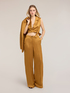 Wide-leg trousers in linen blend image number 0