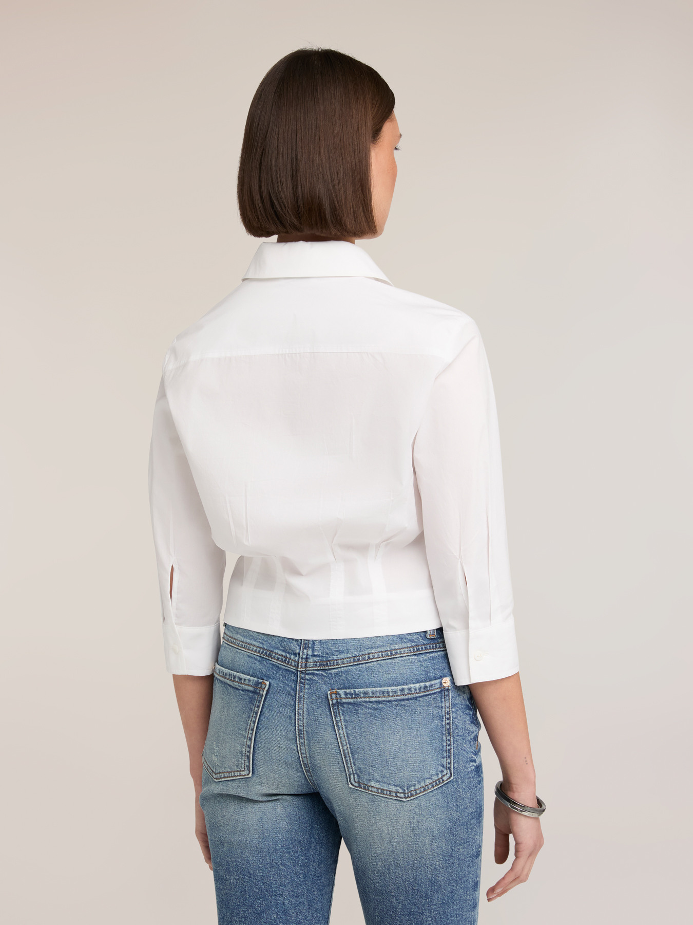 Chemise boxy en popeline image number 1