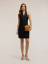 A-line mixed linen dress image number 0