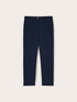 Chino trousers in cr&ecirc;pe jersey image number 3