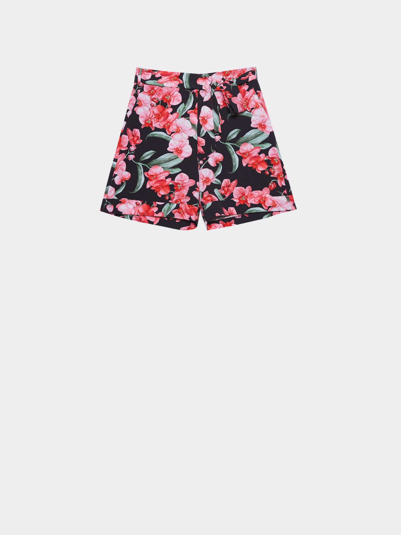 Floral pattern shorts image number 3