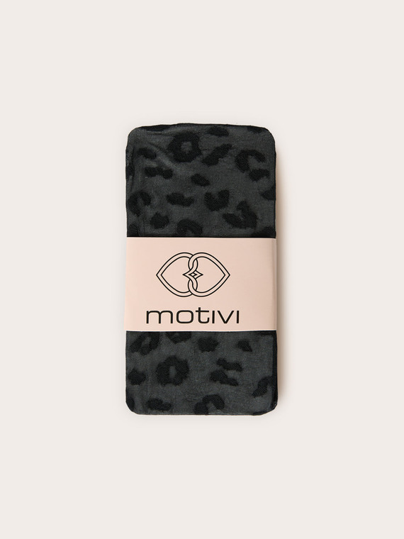 Calcetines cortos velados fantas&iacute;a animal print