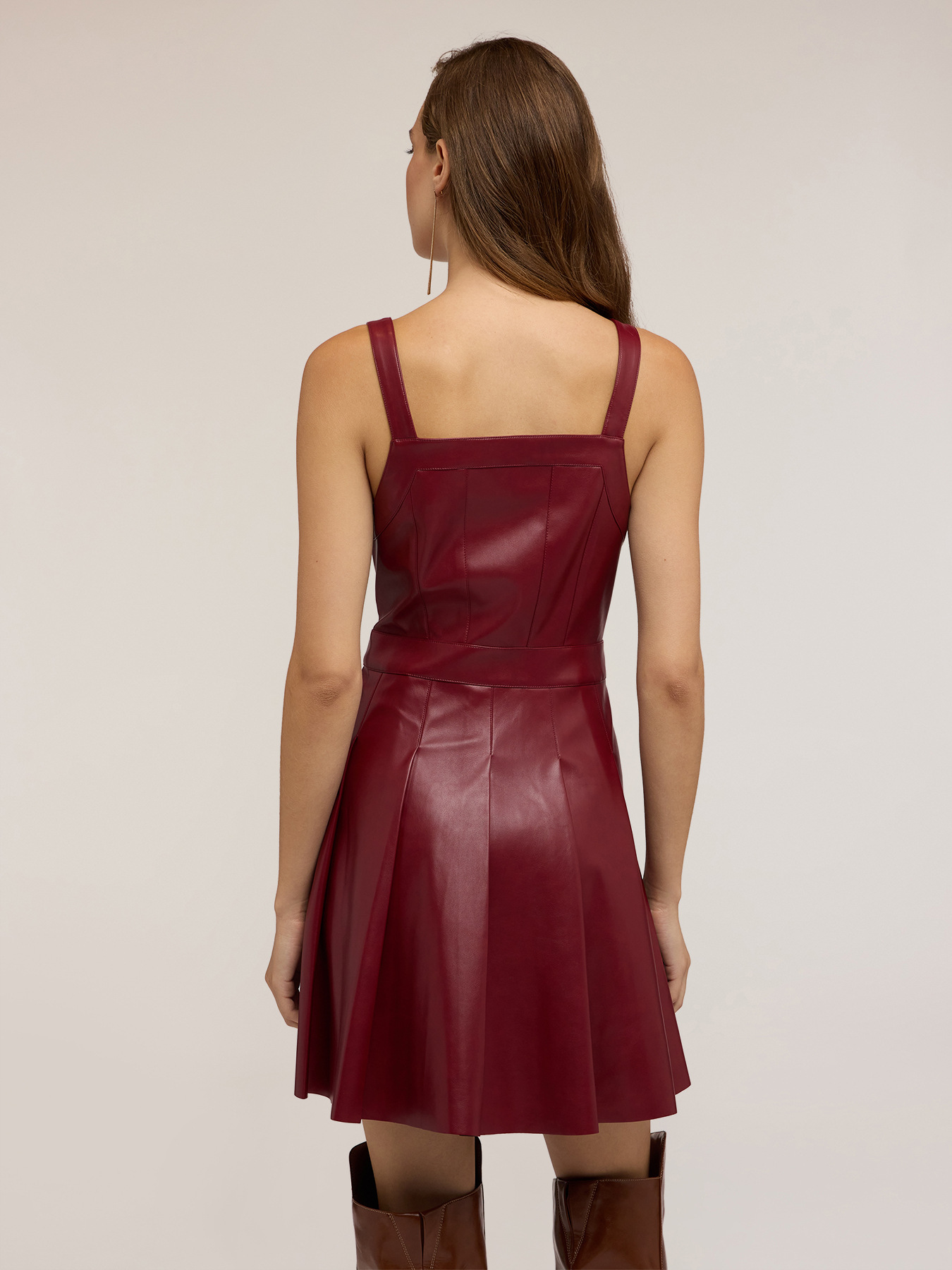 Robe &agrave; panneaux en tissu enduit image number 1