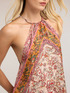 Satin top with paisley print image number 3