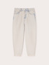 Cross-dyed denim baggy jeans image number 4